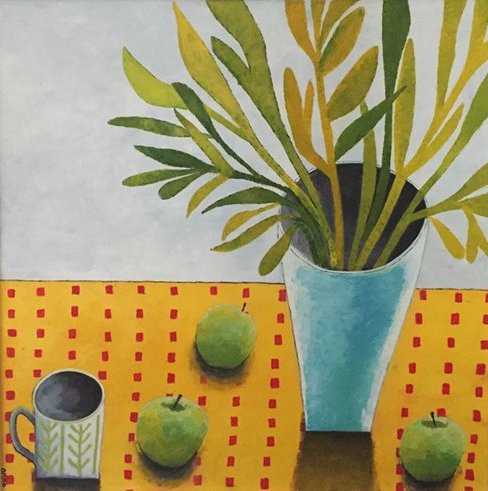 Anna Eales - Still life with apples